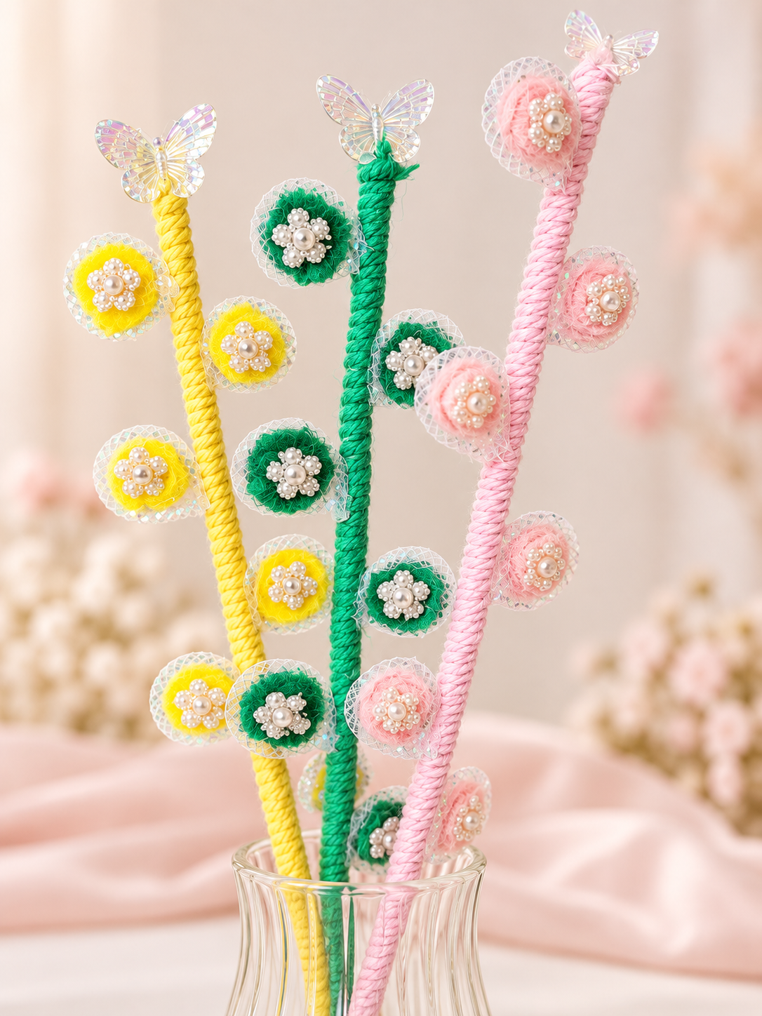 Pastel Butterfly Statement Stems (Set of two)