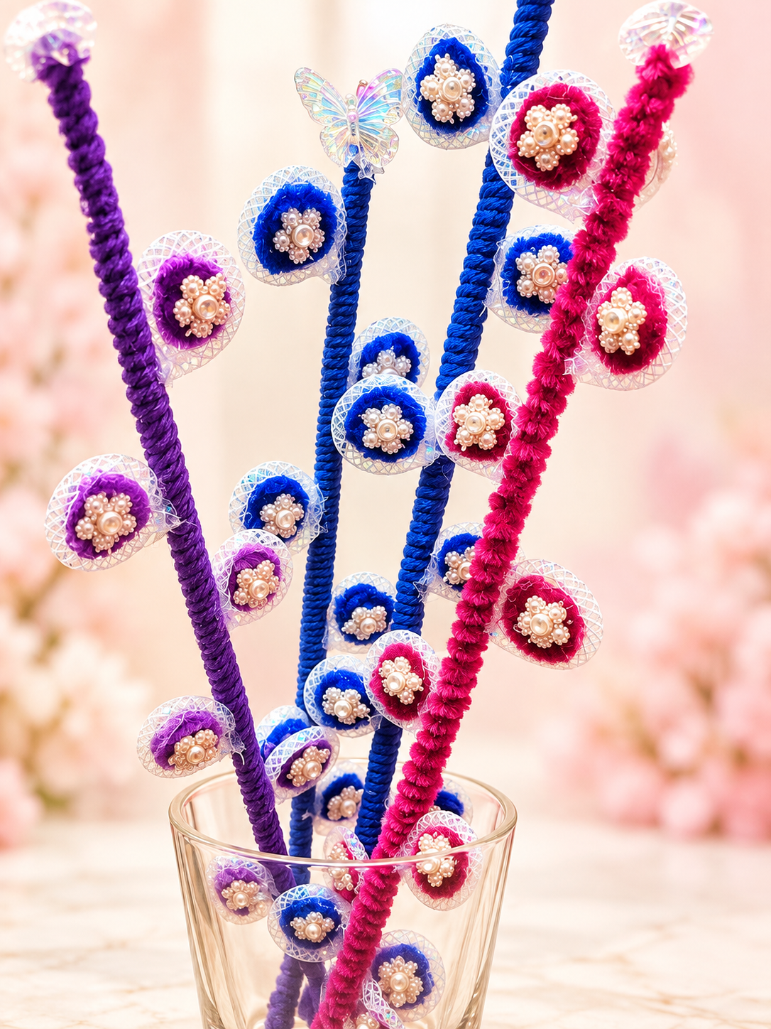 Jeweled Statement Stems (2 Peice)